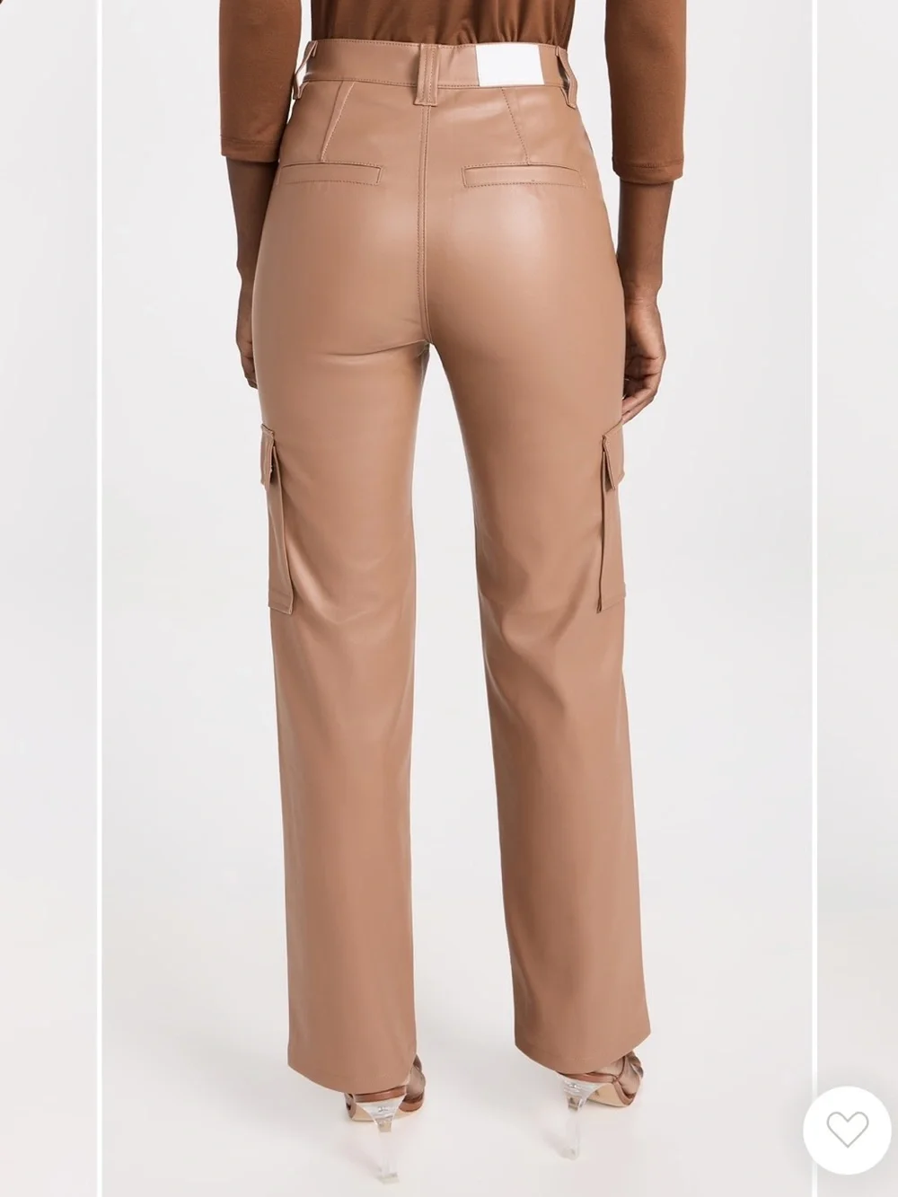 Pistola Cassie Faux Leather Cargo Pants